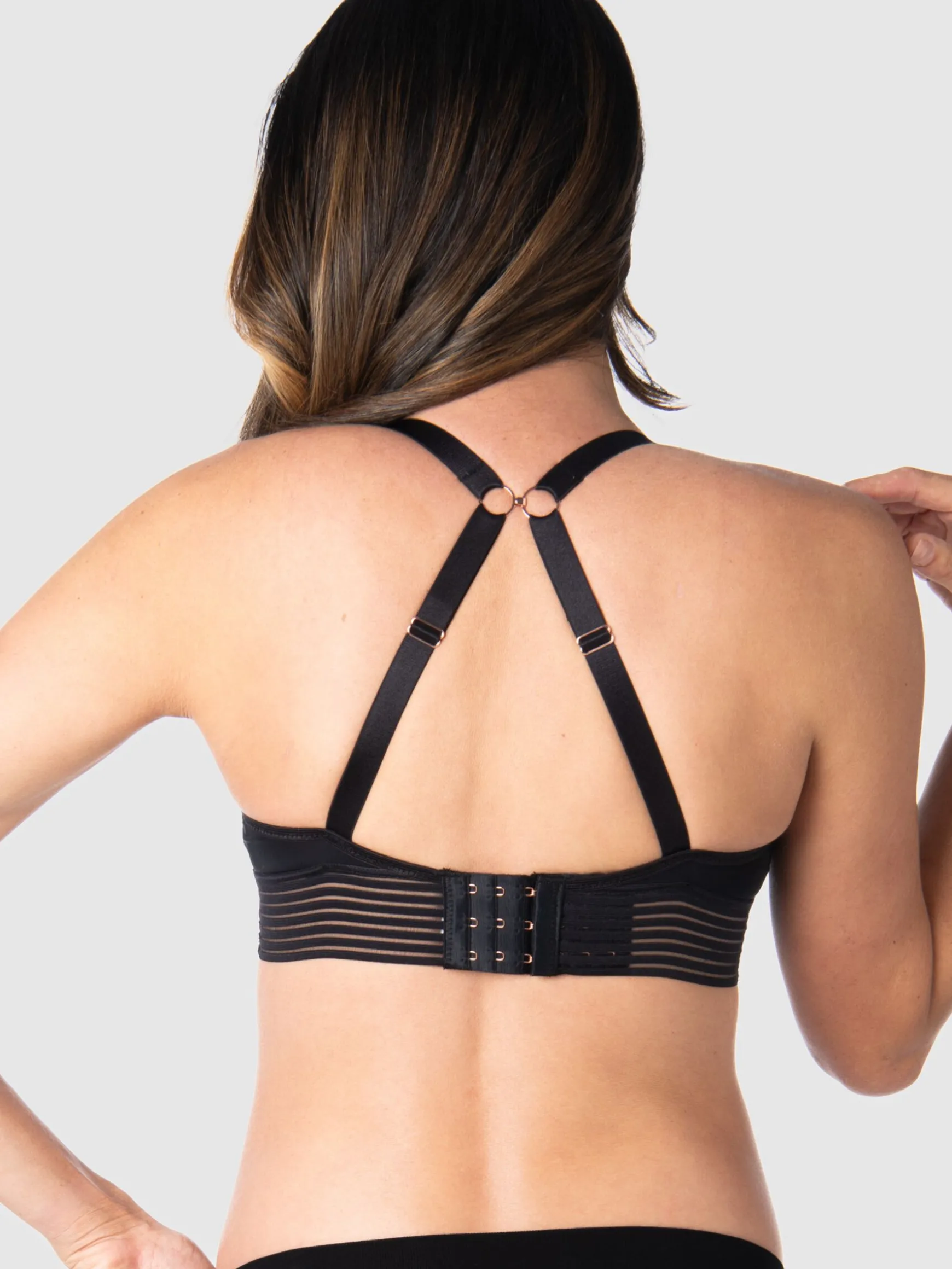 Ambition T-Shirt Nursing Bra - Black