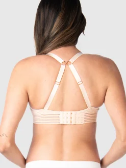 Ambition T-Shirt Nursing Bra - Nude 01