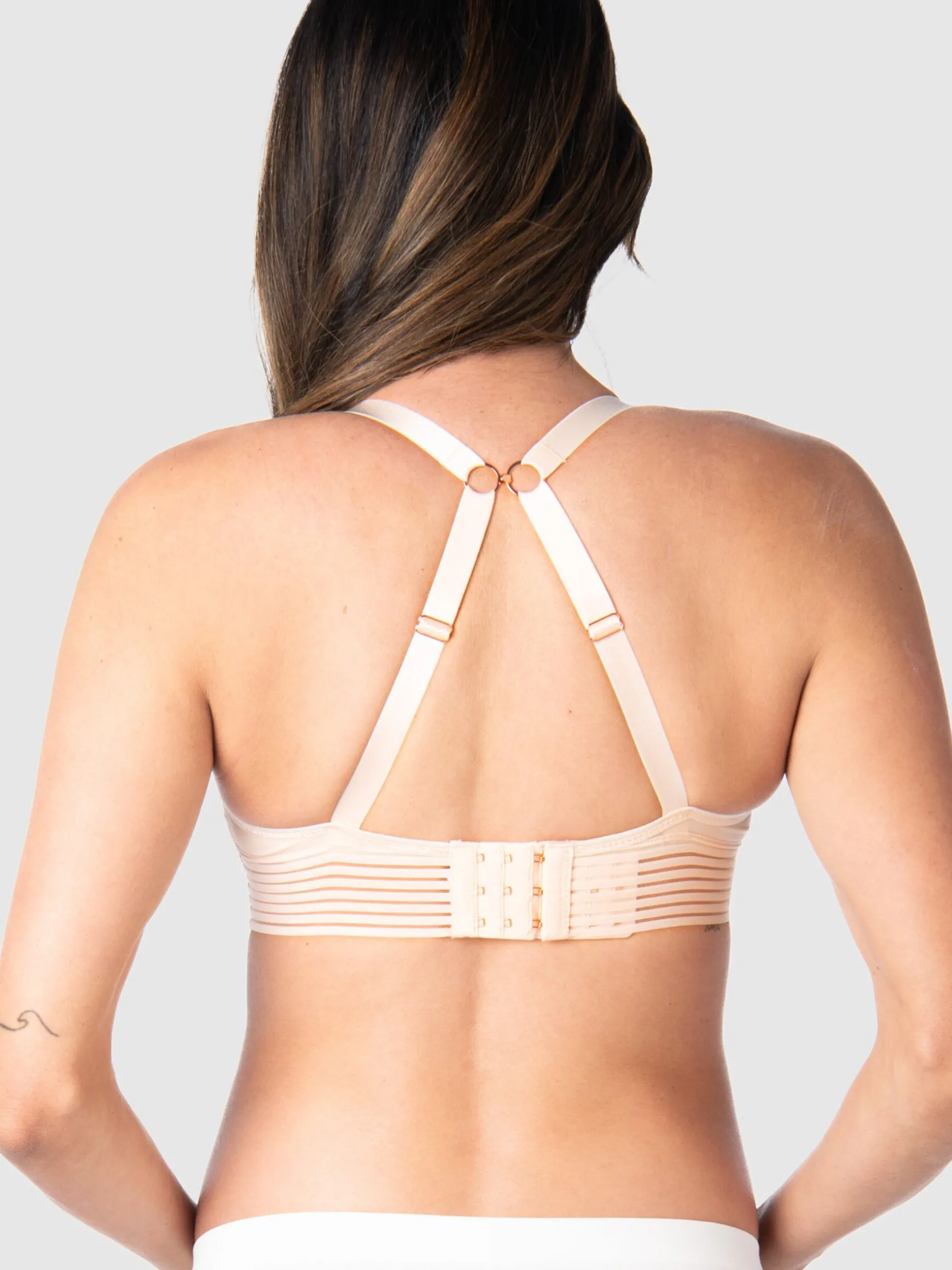 Ambition T-Shirt Nursing Bra - Nude 01