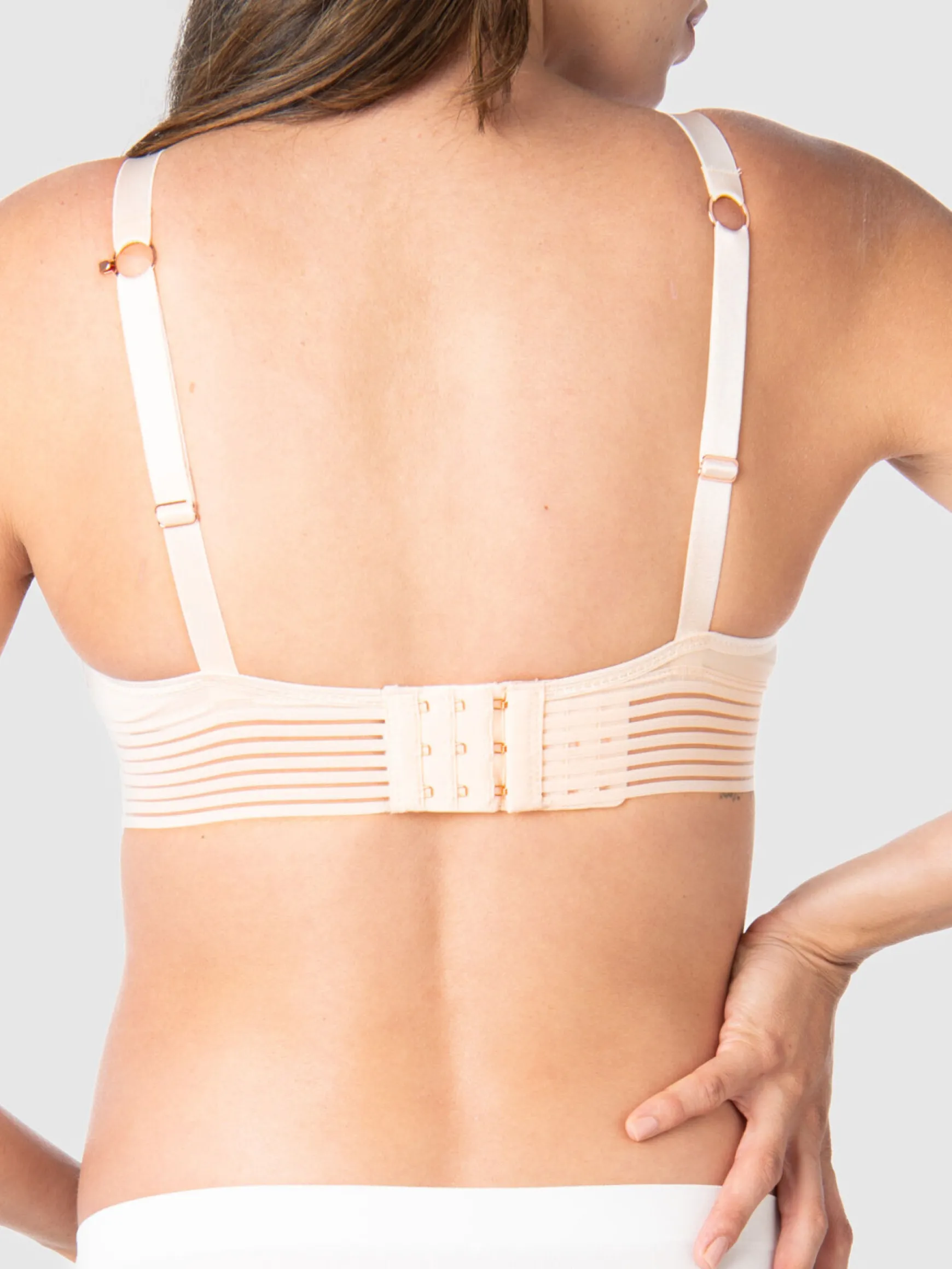 Ambition T-Shirt Nursing Bra - Nude 01