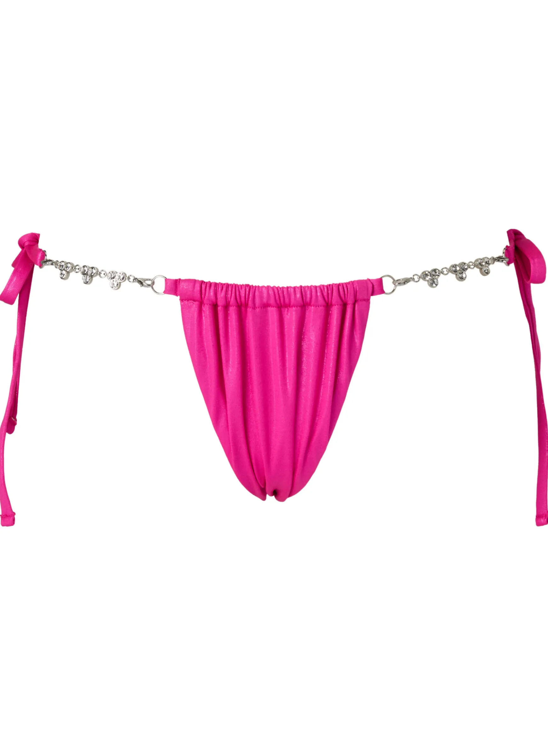 Beachy Bombshell Tie Side Cheekini Bikini Bottom - Pink
