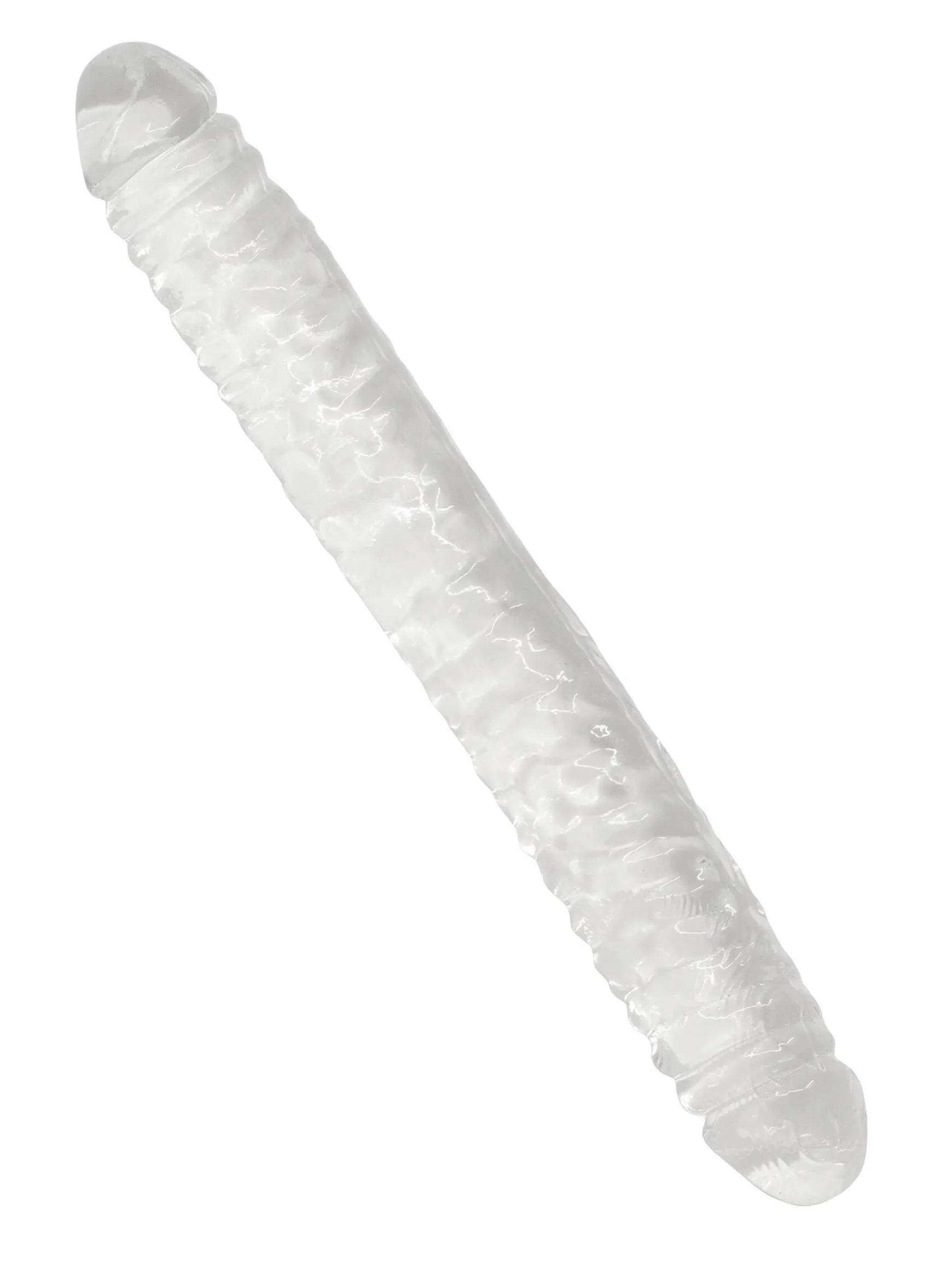 Be Proud 12 Inch Ribbed Double Ended Dildo