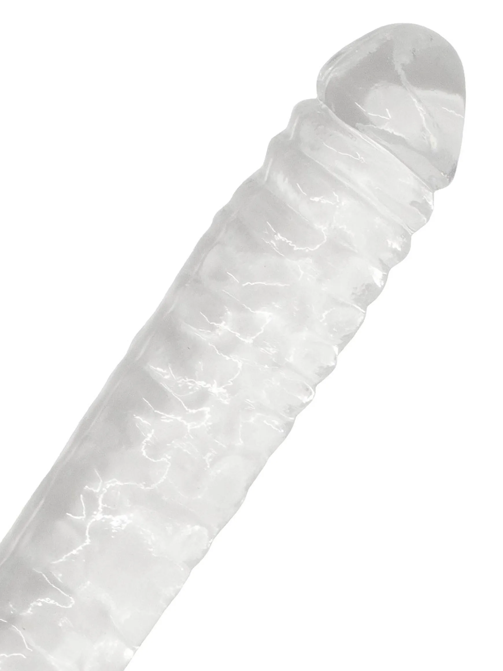 Be Proud 12 Inch Ribbed Double Ended Dildo