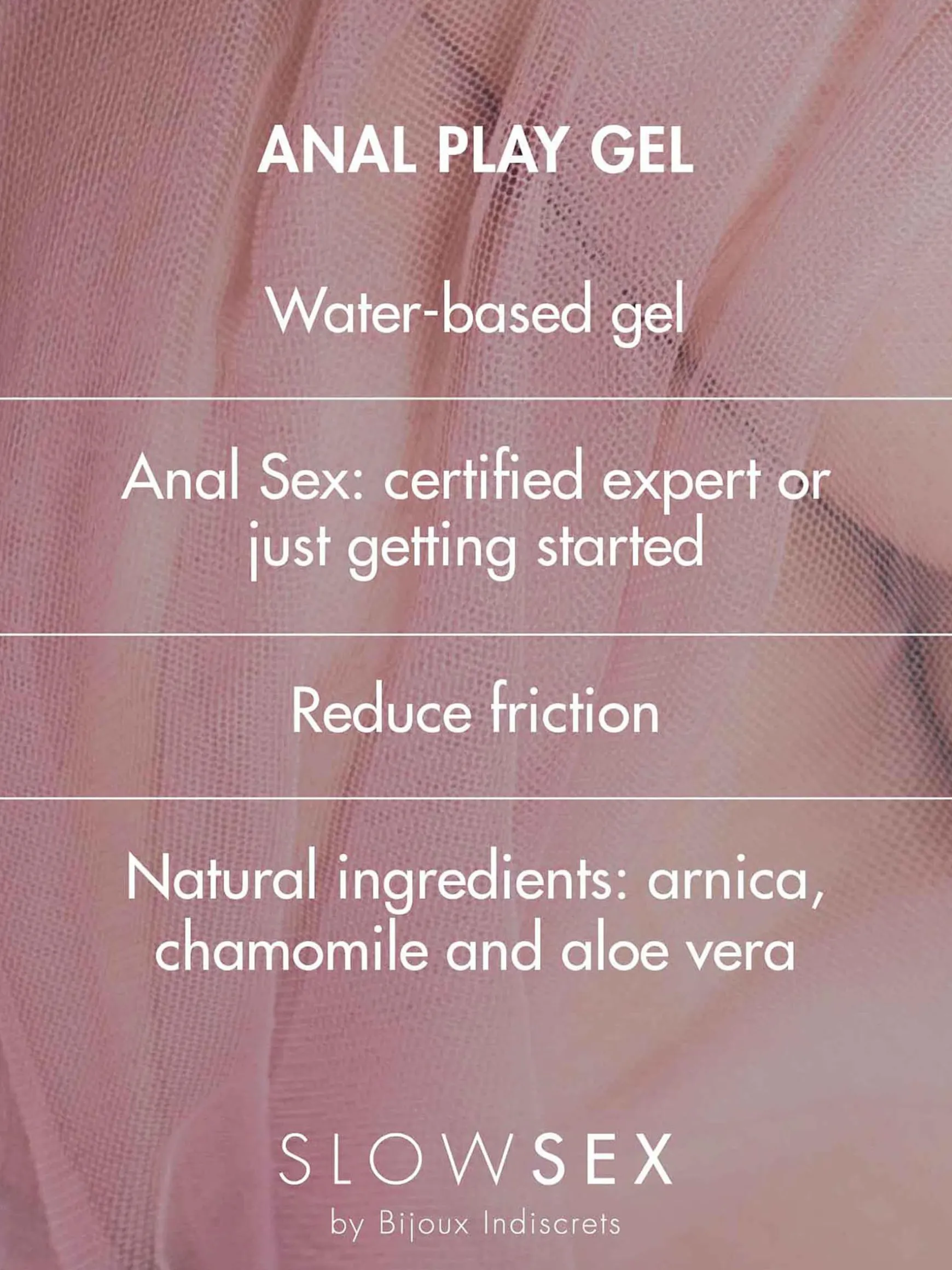 Bijoux Indiscrets Slow Sex Anal Play Gel