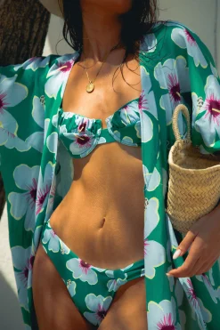 Blue Belle Kimono - Green