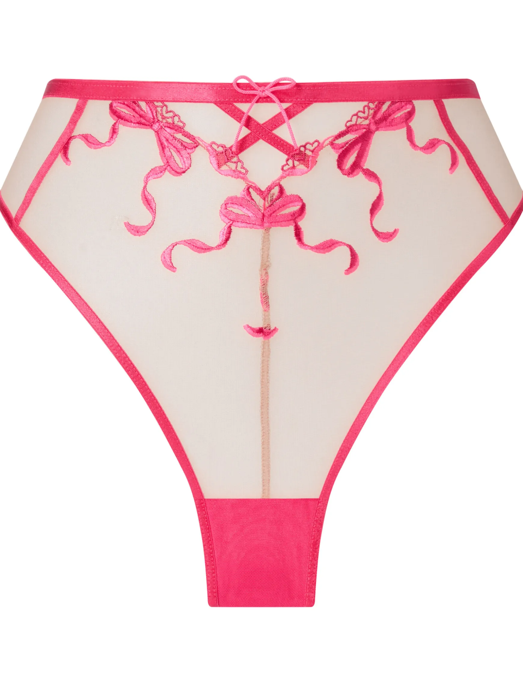 Bound By Love High Waist Brazilian - Mid Pink