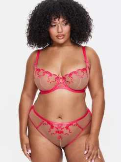 Bound By Love Non-Padded Balcony Bra - Mid Pink