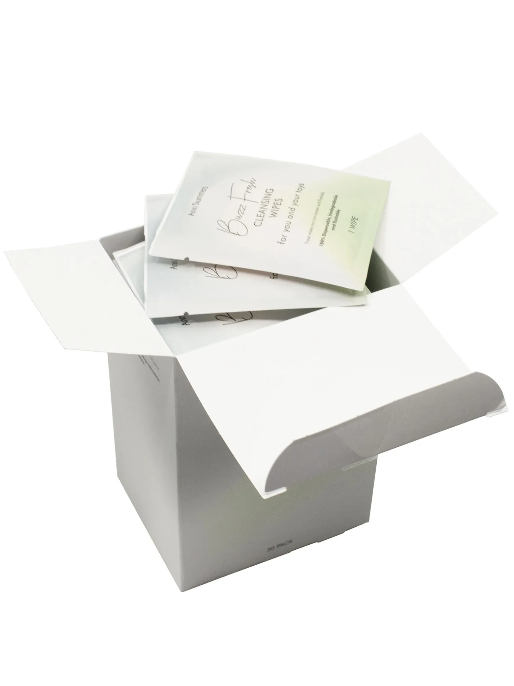 Buzz Fresh Biodegradable Sex Toy Cleaning Wipes - Pack of 30