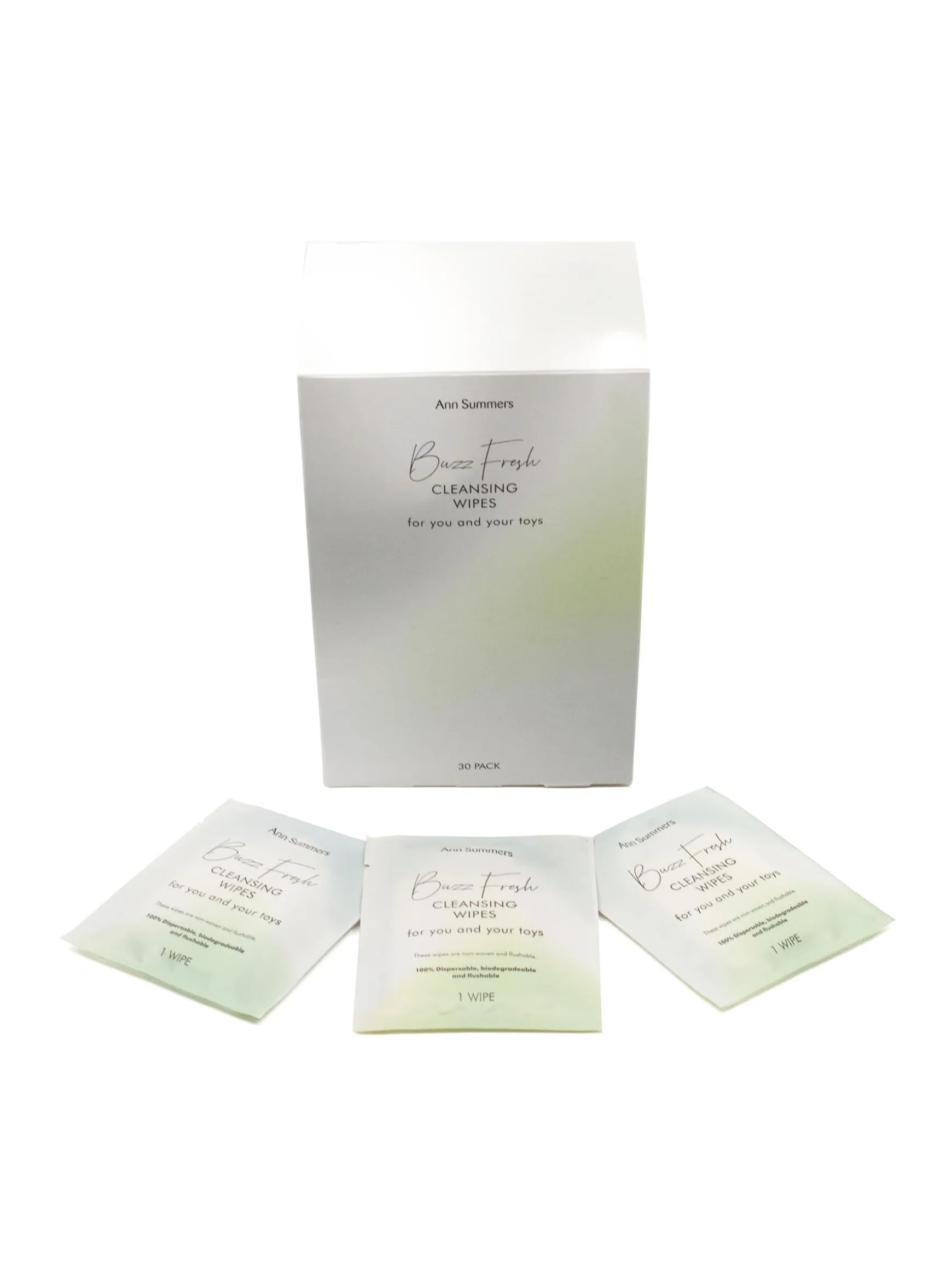 Buzz Fresh Biodegradable Sex Toy Cleaning Wipes - Pack of 30