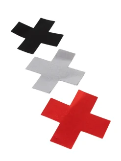 Cross Nipple Covers - Pack of 3