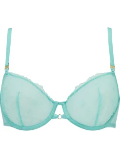 Darcie Non Padded Balcony Bra - Aqua