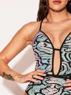 Dark Water Retreat Swimsuit - Multi