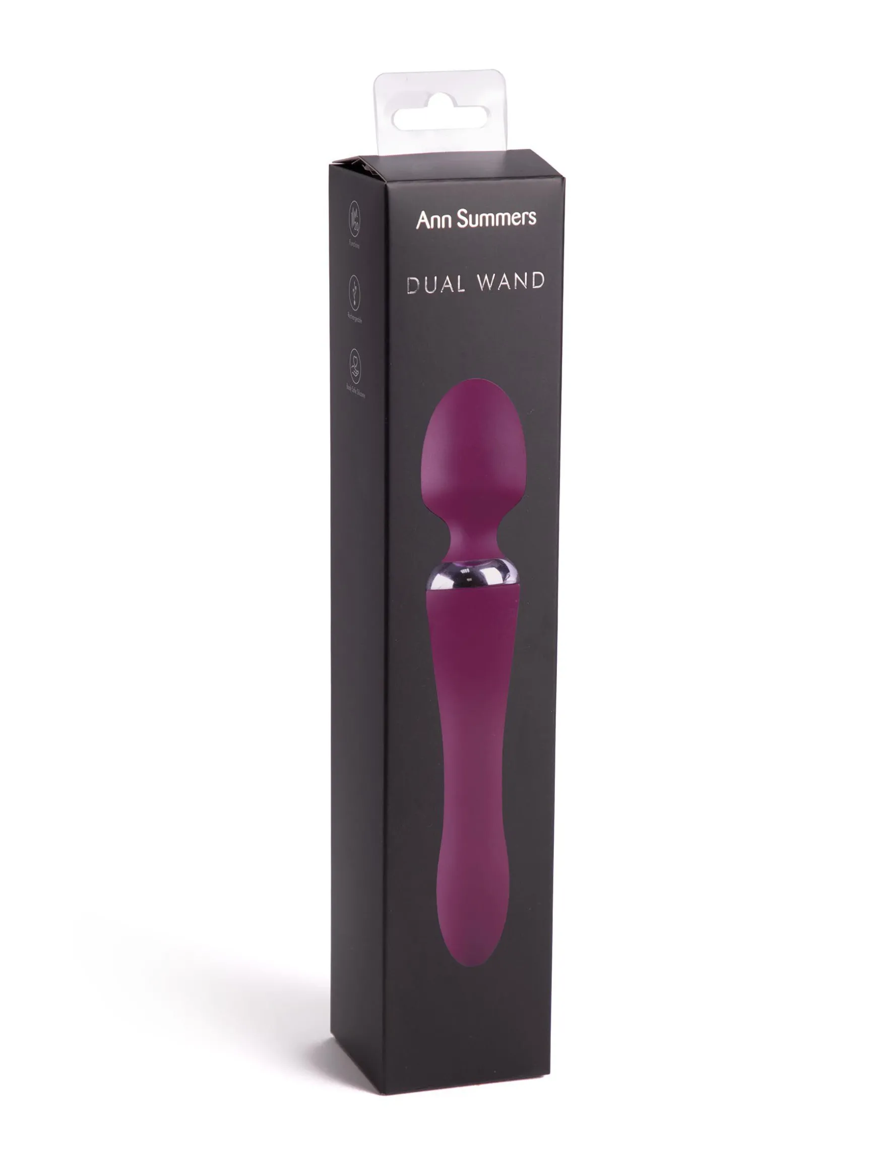 Double Ended Dual Vibrating Wand Massager
