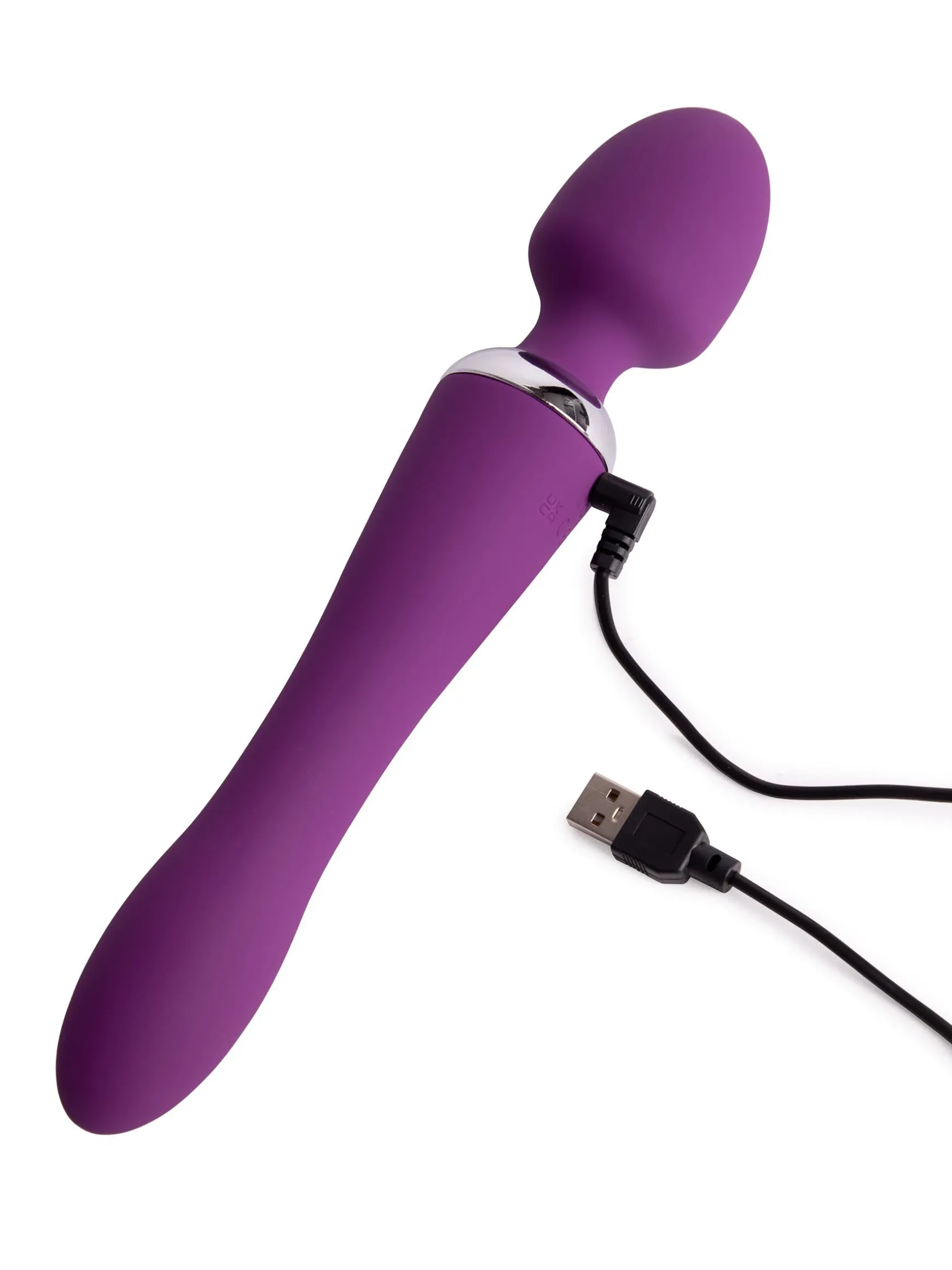 Double Ended Dual Vibrating Wand Massager
