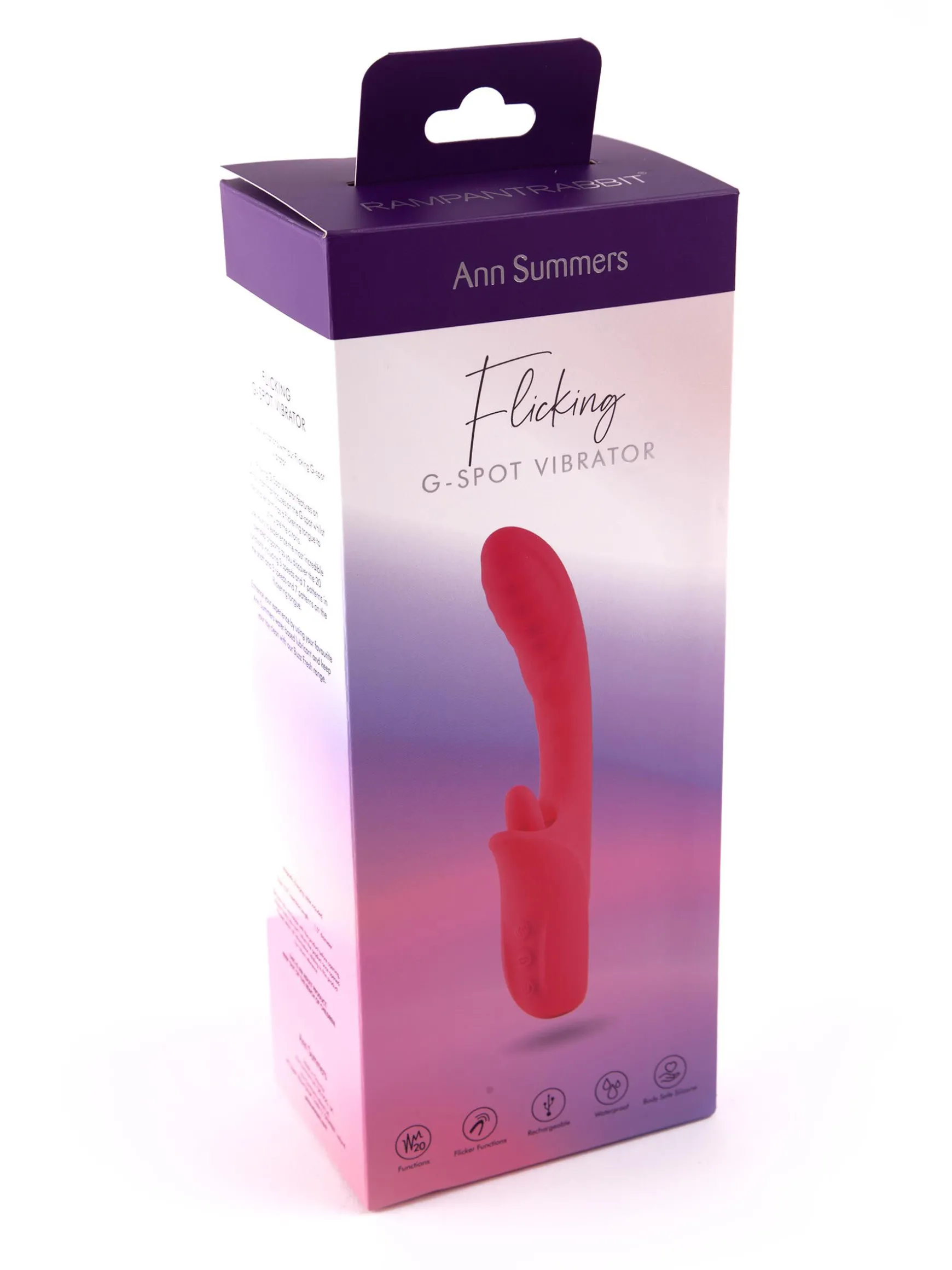 Dual Stimulation G-Spot & Flicking Clitoral Vibrator