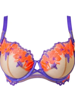 Dusk Till Dawn Non Padded Balcony Bra - Purple