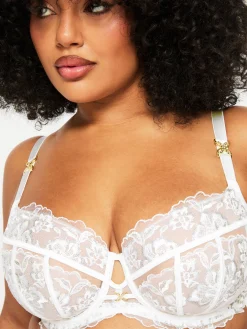 Endless Attraction Non Padded Fuller Bust Balcony Bra - Ivory