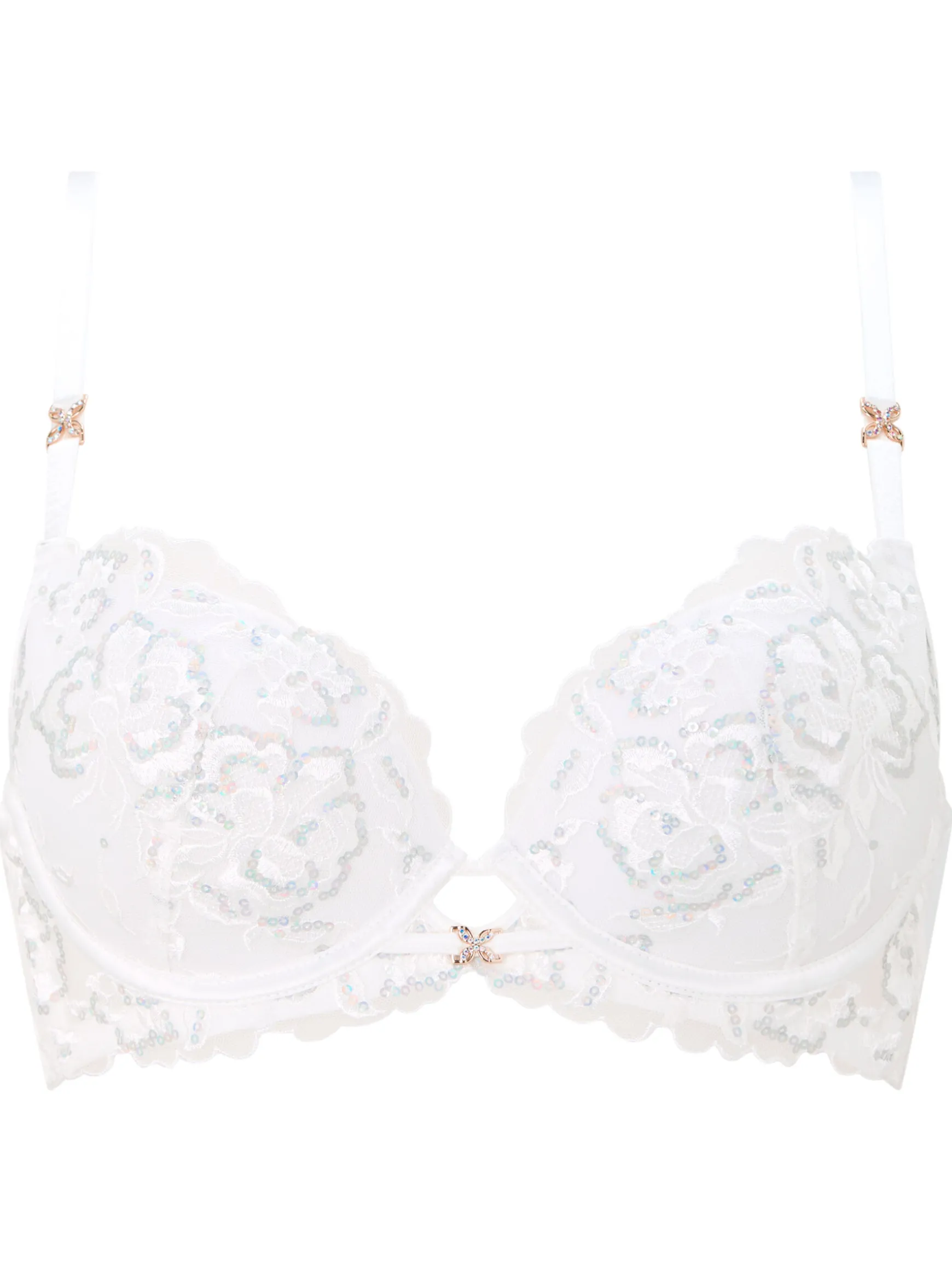 Endless Attraction Padded Plunge Bra - Ivory