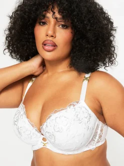 Endless Attraction Padded Plunge Bra - Ivory