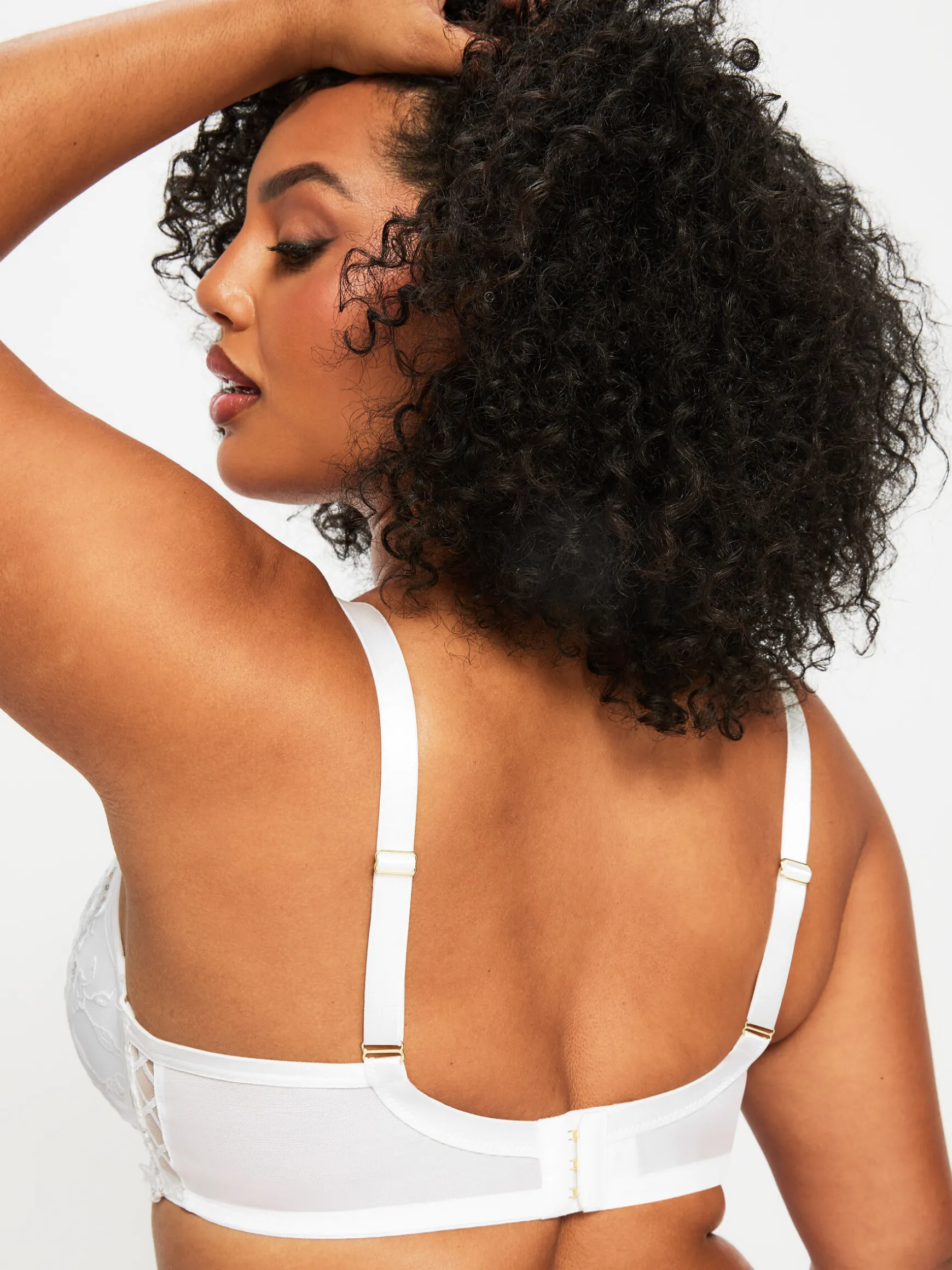 Endless Attraction Padded Plunge Bra - Ivory