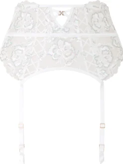 Endless Attraction Waspie Suspender - Ivory