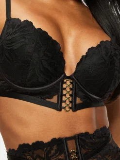 Ever Yours Lace Padded Plunge Bra