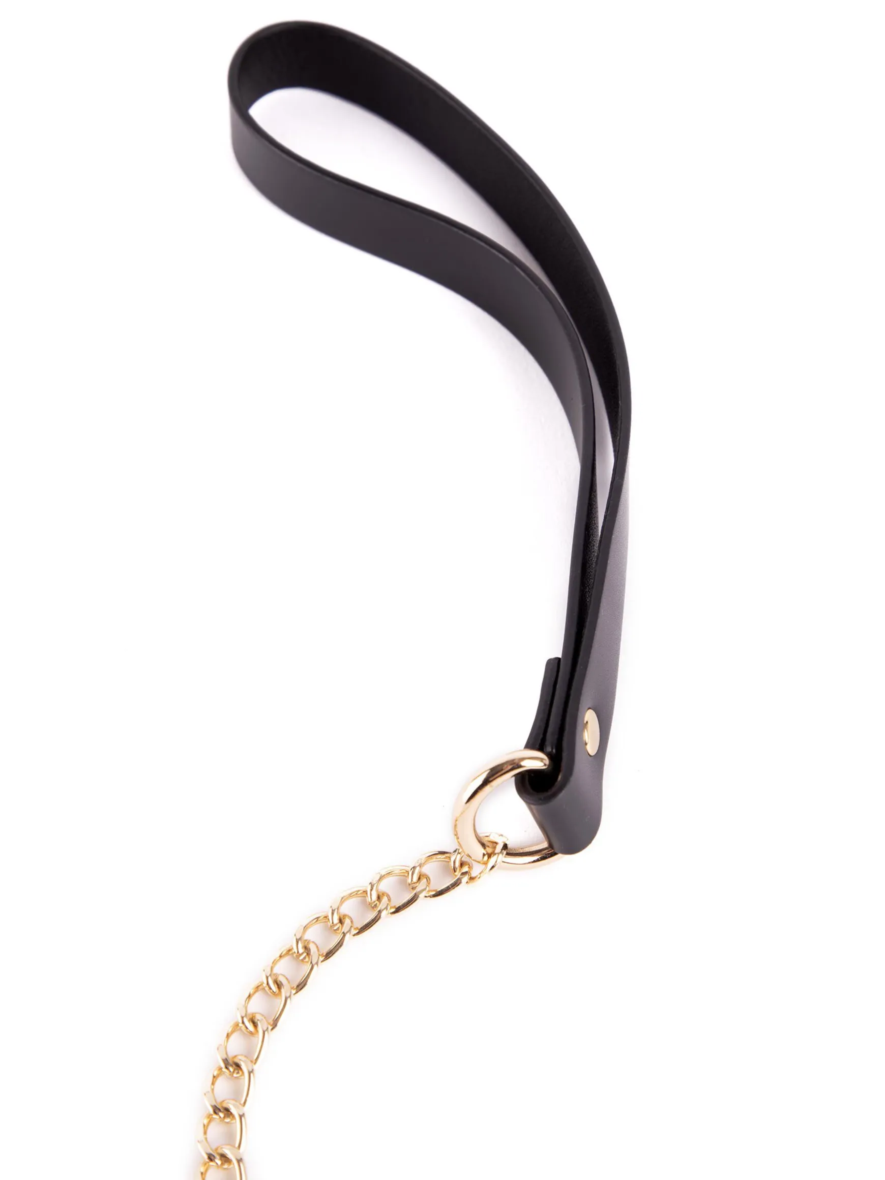 Fetish Luxe PU Studded Bondage Collar & Lead