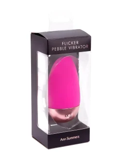 Flicker Pebble Silicone Waterproof Clitoral Vibrator