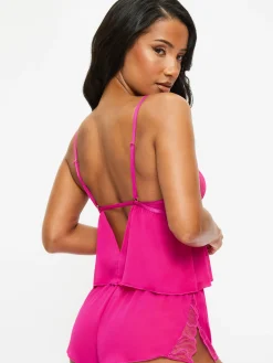 Floral Fling Cami Set - Mid Pink