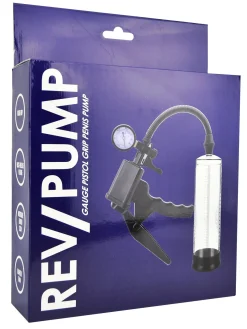 Gauge Pistol Grip Penis Pump