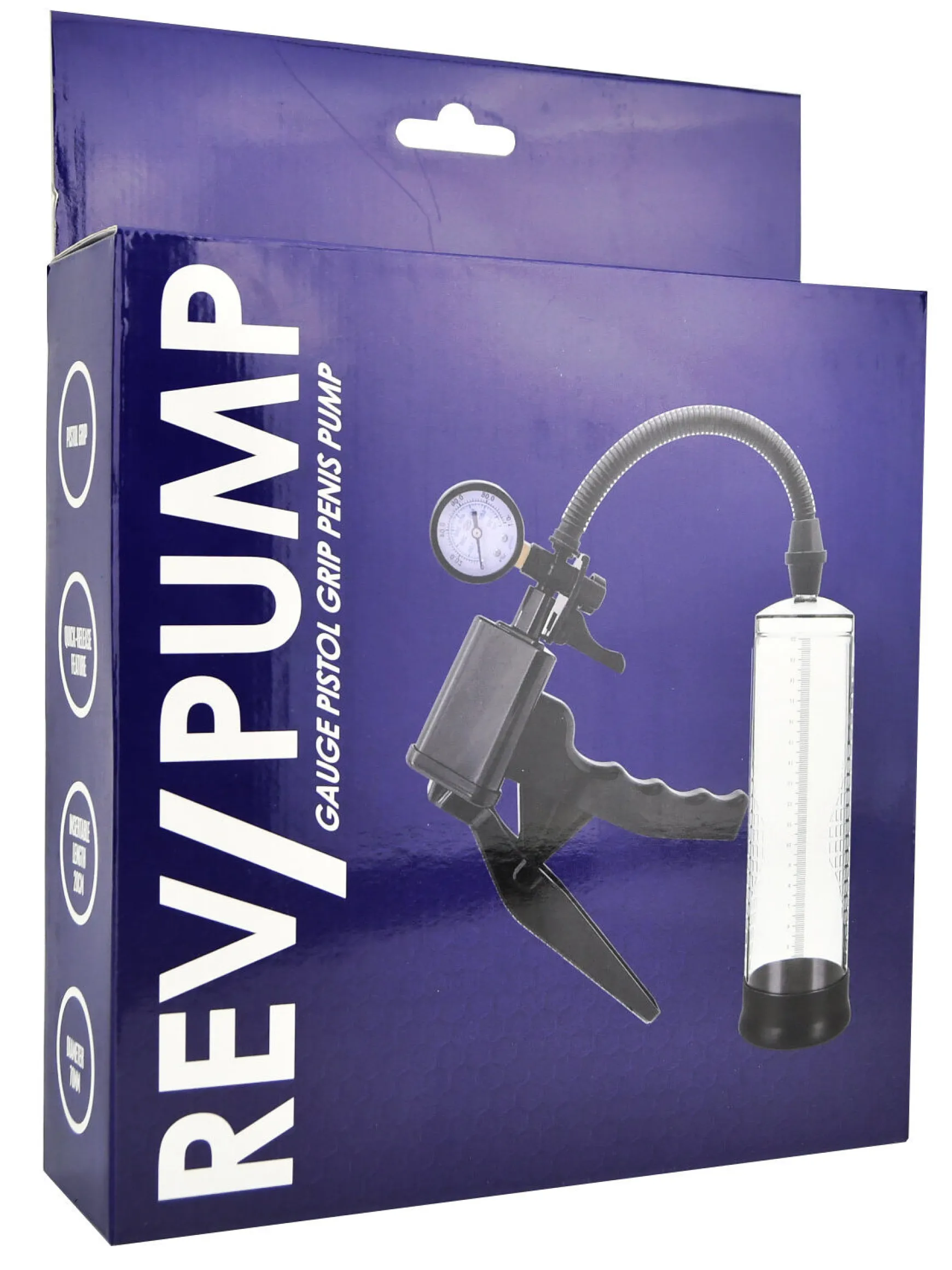 Gauge Pistol Grip Penis Pump