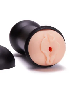 Hard Drive Double Penetration Realistic Waterproof Male Masturbator