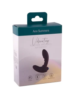 Hard Drive Silicone Prostate Massager with Removable Bullet Vibrator