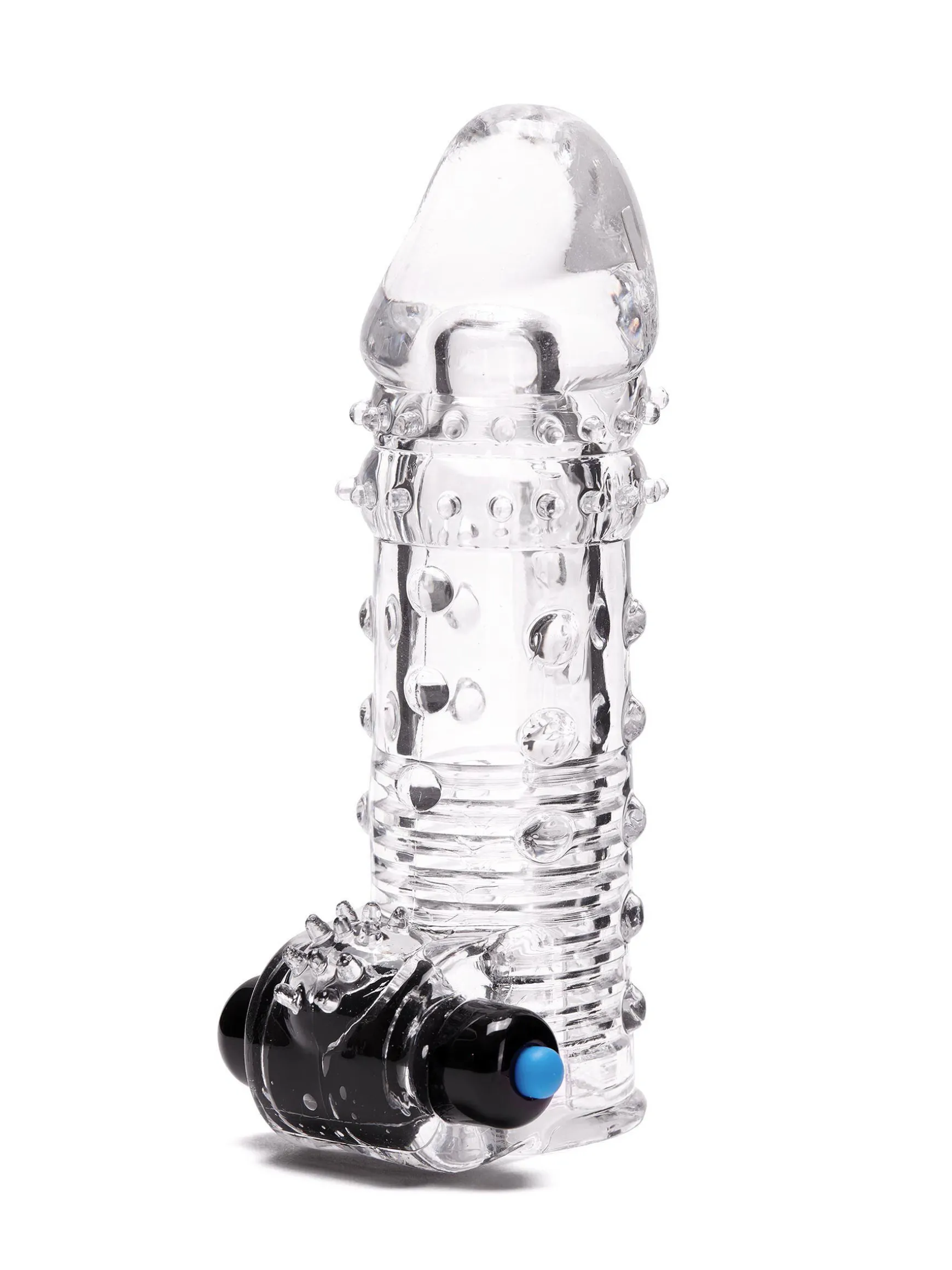 Hard Drive Super Stretch Penis Extender with Removable Bullet Vibrator