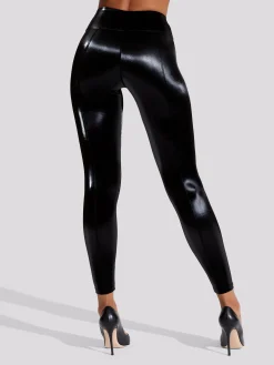 High Gloss PU Legging - Black