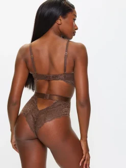 Hold Me Tight Lace Lingerie Body - Nude 04