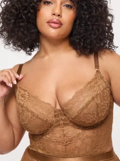 Hold Me Tight Lace Lingerie Body - Nude 03