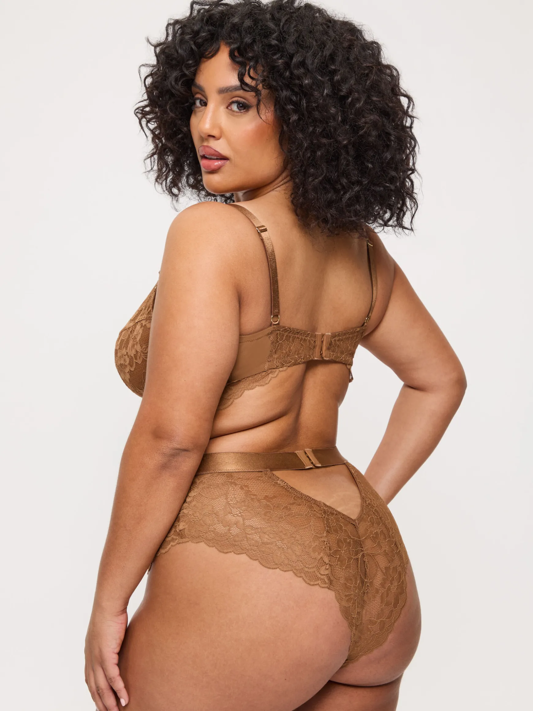 Hold Me Tight Lace Lingerie Body - Nude 03