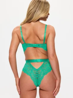 Hold Me Tight Lace Lingerie Body - Green