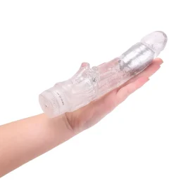 5 Inch Crystal Glitter Waterproof Jelly Vibrator