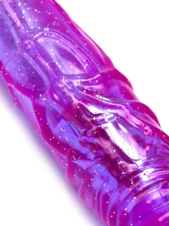 8 Inch Realistic Glitter Jelly G-Spot Vibrator