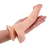 7 Inch Realistic Waterproof Curved Dildo with Suction Cup Base