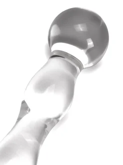 5 Inch Rippled Glass Dildo