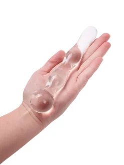 5 Inch Rippled Glass Dildo