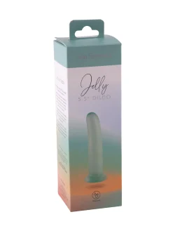 5.5 Inch Sleek Jelly Dildo with Suction Cup Base