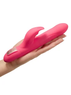 4.5 Inch Slim Rechargeable Silicone Rotating Bead Rabbit Vibrator