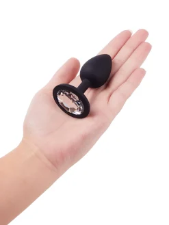 Jewelled Petite Silicone Butt Plug
