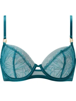 Joelle Non Pad Balcony Bra - Dark Green