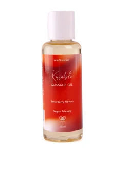 Kissable Strawberry Flavoured Massage Oil 100ml
