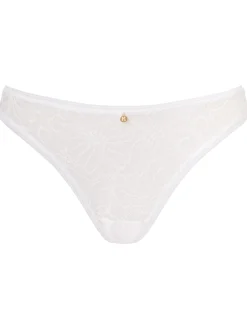 Knickerbox Alice Lace Brazilian Knickers - White
